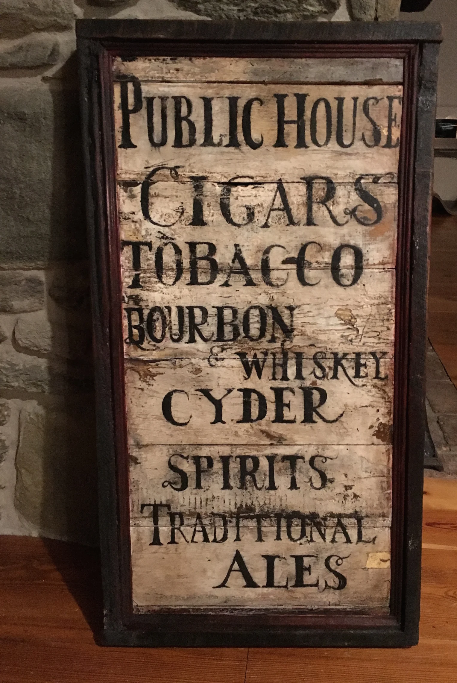 Vintage Wood Sign Board 1800年代 【公式通販】